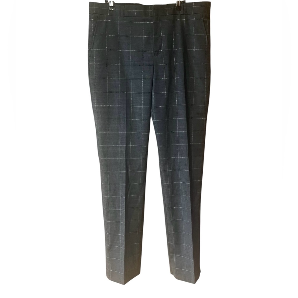 Banana Republic Ryan Wool Metallic Trousers‎
